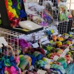 Twisted Fibres stall at Wild about Wool 2019